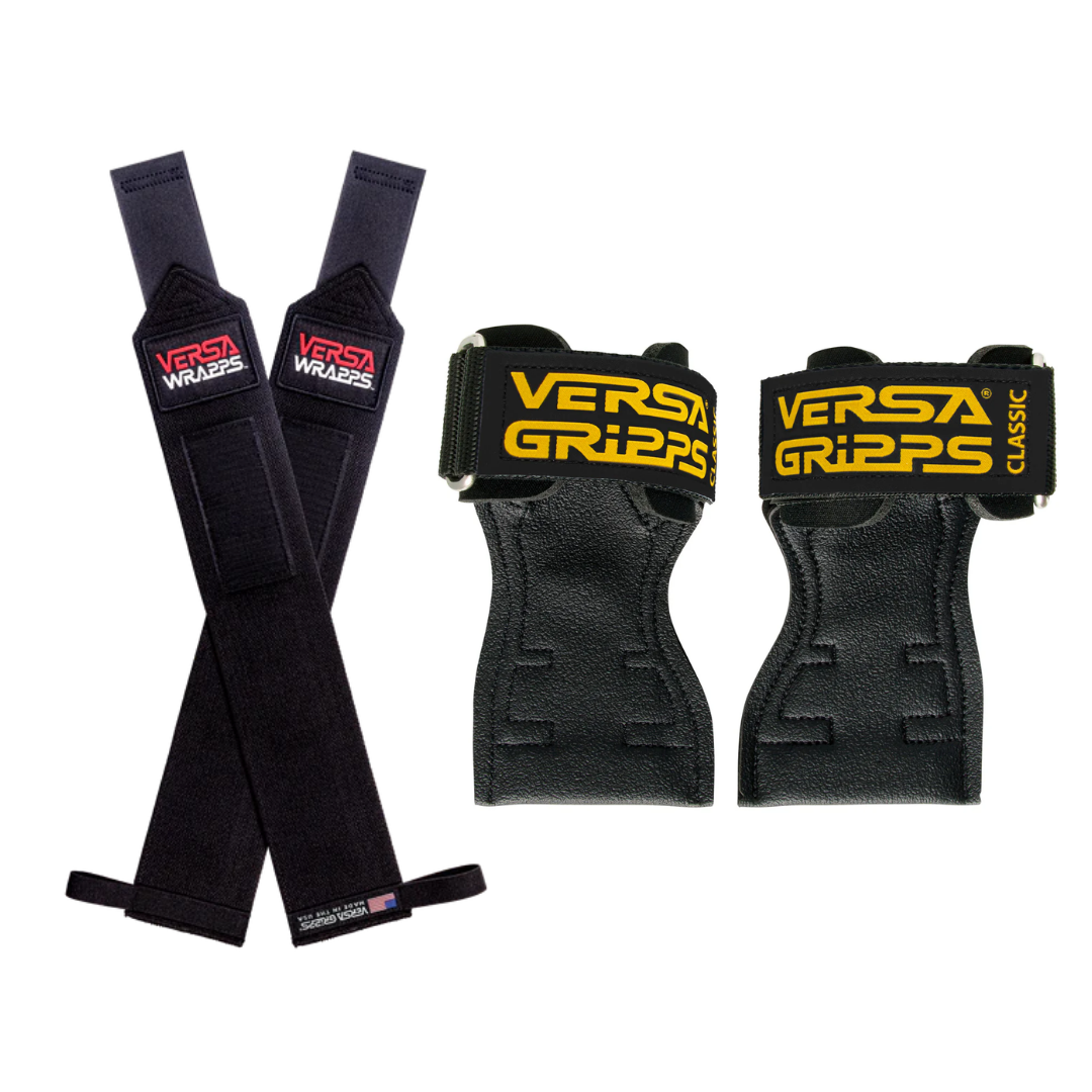 VERSA GRIPPS PRO ブラック/ピンク FitPro Lifting Grips | Versa Gripps
