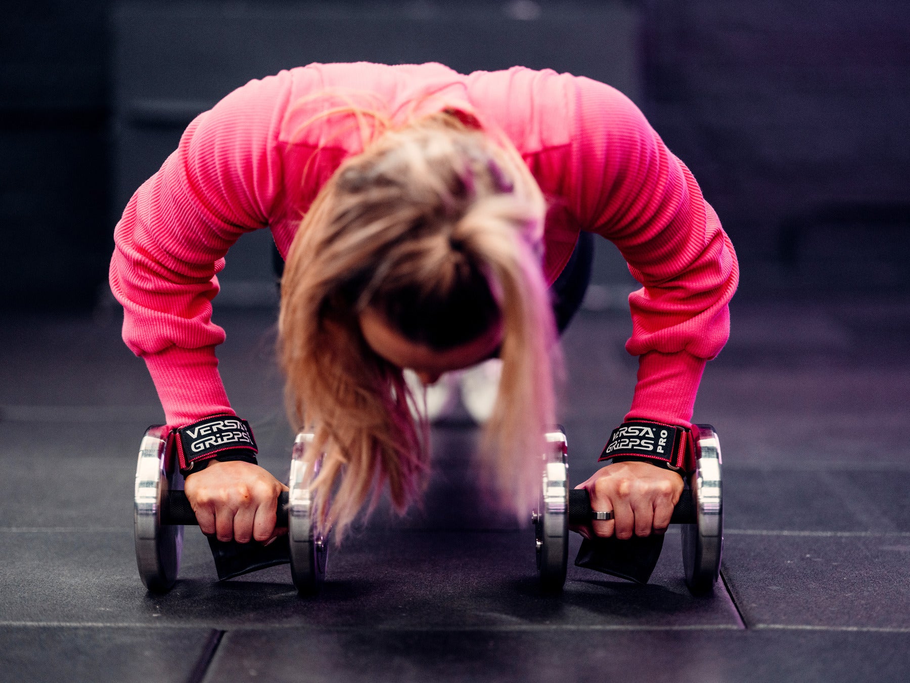 Pushups with versa gripps