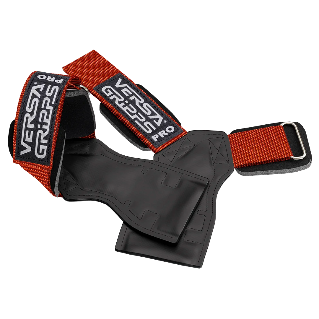 パワーグリップGOLD'S GYM VERSA GRIPPS RED PRO/S VG-Pro-Orange-strapped-flat.